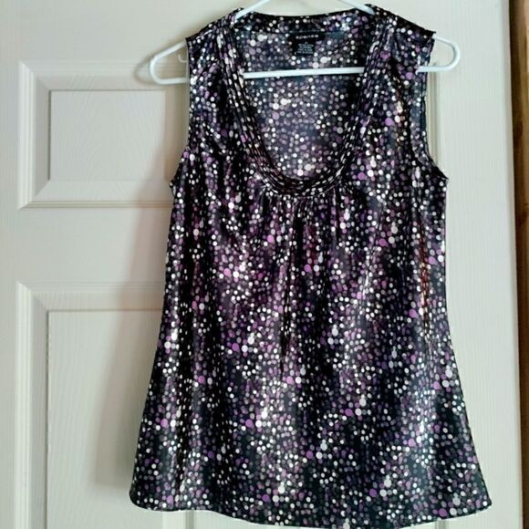 Spense Tops - 𝅺spense polkadot multicolor sleeveless blouse